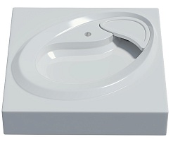 Stella Polare Раковина под стиральную машину Madera Ameli 60х60 – фотография-1